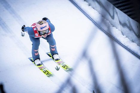 NordicFocus 12.01.2020, Val di Fiemme, Italy (ITA):Kraft Stefan (AUT) - FIS world cup ski jumping, individual HS135, Val di Fiemme (ITA). www.nordicfocus.com. © Modica/NordicFocus. Every downloaded picture is fee-liable.