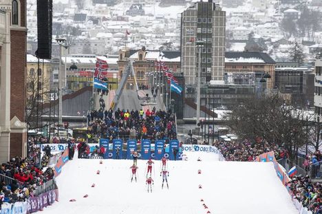 NordicFocus 12.03.2019, Drammen, Norway (NOR): Venue - FIS world cup cross-country, individual sprint, Drammen (NOR). www.nordicfocus.com. © Lyngstad/NordicFocus. Every downloaded picture is fee-liable.