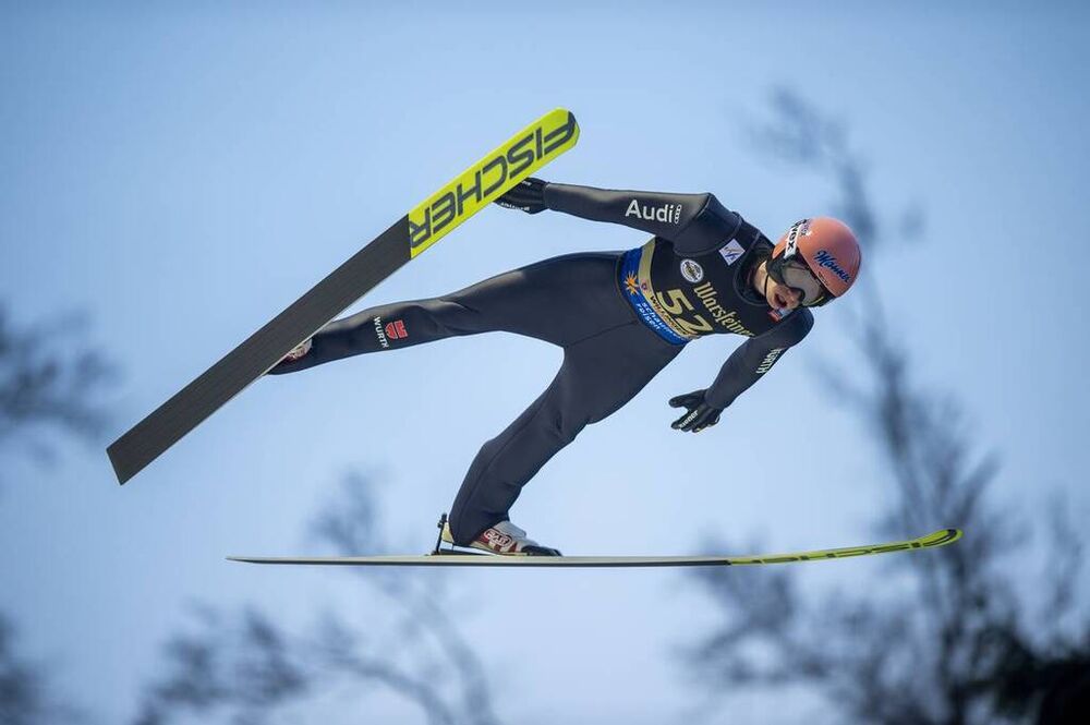08.02.2020 Willingen, Germany (GER):Karl Geiger (GER) - FIS world cup ski jumping, individual HS145, Willingen (GER). www.nordicfocus.com. © Thibaut/NordicFocus. Every downloaded picture is fee-liable.