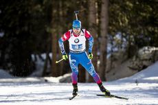 NordicFocus 22.02.2020, Antholz, Italy (ITA):Alexander Loginov (RUS) - IBU World Championships Biathlon, relay men, Antholz (ITA). www.nordicfocus.com. © Modica/NordicFocus. Every downloaded picture is fee-liable.