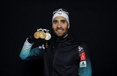 NordicFocus 22.02.2020, Antholz, Italy (ITA):Martin Fourcade (FRA) - IBU world championships biathlon, medals, Antholz (ITA). www.nordicfocus.com. © Manzoni/NordicFocus. Every downloaded picture is fee-liable.