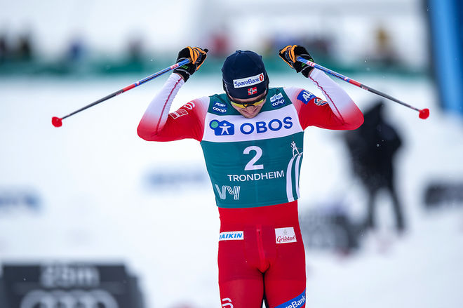 23.02.2020, Trondheim, Norway (NOR):Paal Golberg (NOR) - FIS world cup cross-country, pursuit men, Trondheim (NOR). www.nordicfocus.com. © Thibaut/NordicFocus. Every downloaded picture is fee-liable.