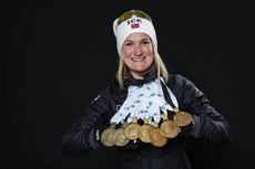 NordicFocus 23.02.2020, Antholz, Italy (ITA):Marte Olsbu Roeiseland (NOR) - IBU world championships biathlon, medals, Antholz (ITA). www.nordicfocus.com. © Manzoni/NordicFocus. Every downloaded picture is fee-liable.