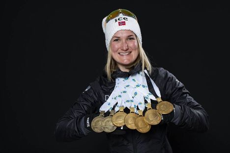 NordicFocus 23.02.2020, Antholz, Italy (ITA):Marte Olsbu Roeiseland (NOR) - IBU world championships biathlon, medals, Antholz (ITA). www.nordicfocus.com. © Manzoni/NordicFocus. Every downloaded picture is fee-liable.