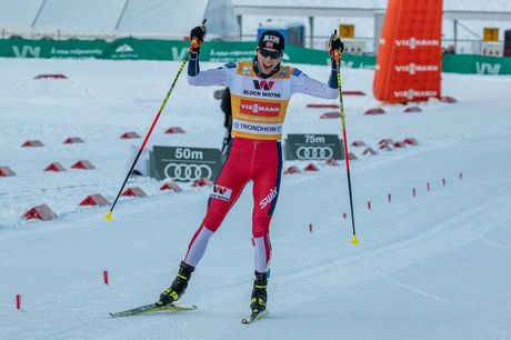 NordicFocus 23.02.2020, Trondheim, Norway (NOR):Jarl Magnus Riiber (NOR) - FIS world cup nordic combined, individual gundersen HS138/10km, Trondheim (NOR). www.nordicfocus.com. © Volk/NordicFocus. Every downloaded picture is fee-liable.