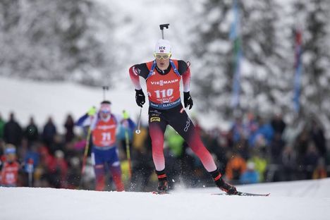 NordicFocus 13.12.2019, Hochfilzen, Austria (AUT):Aleksander Fjeld Andersen (NOR) - IBU world cup biathlon, sprint men, Hochfilzen (AUT). www.nordicfocus.com. © Manzoni/NordicFocus. Every downloaded picture is fee-liable.
