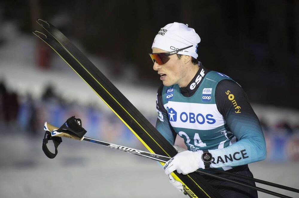 18.02.2020, Are, Sweden (SWE):Lucas Chanavat (FRA) - FIS world cup cross-country, individual sprint, Are (SWE). www.nordicfocus.com. © Thibaut/NordicFocus. Every downloaded picture is fee-liable.