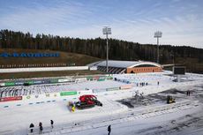 NordicFocus 25.02.2020, Minsk-Raubichi, Belarus (BLR):Event Feature: The venue is getting ready for the IBU Open European Championships - IBU Open European Championships Biathlon, training, Minsk-Raubichi (BLR). www.nordicfocus.com. © Manzoni/NordicFocus. Every dow