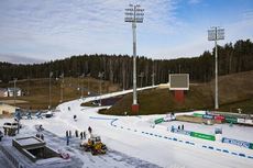 NordicFocus 25.02.2020, Minsk-Raubichi, Belarus (BLR):Event Feature: The venue is getting ready for the IBU Open European Championships - IBU Open European Championships Biathlon, training, Minsk-Raubichi (BLR). www.nordicfocus.com. © Manzoni/NordicFocus. Every dow