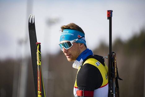 NordicFocus 26.02.2020, Minsk-Raubichi, Belarus (BLR):Emilien Claude (FRA) - IBU Open European Championships Biathlon, SuperSprint men, Minsk-Raubichi (BLR). www.nordicfocus.com. © Manzoni/NordicFocus. Every downloaded picture is fee-liable.