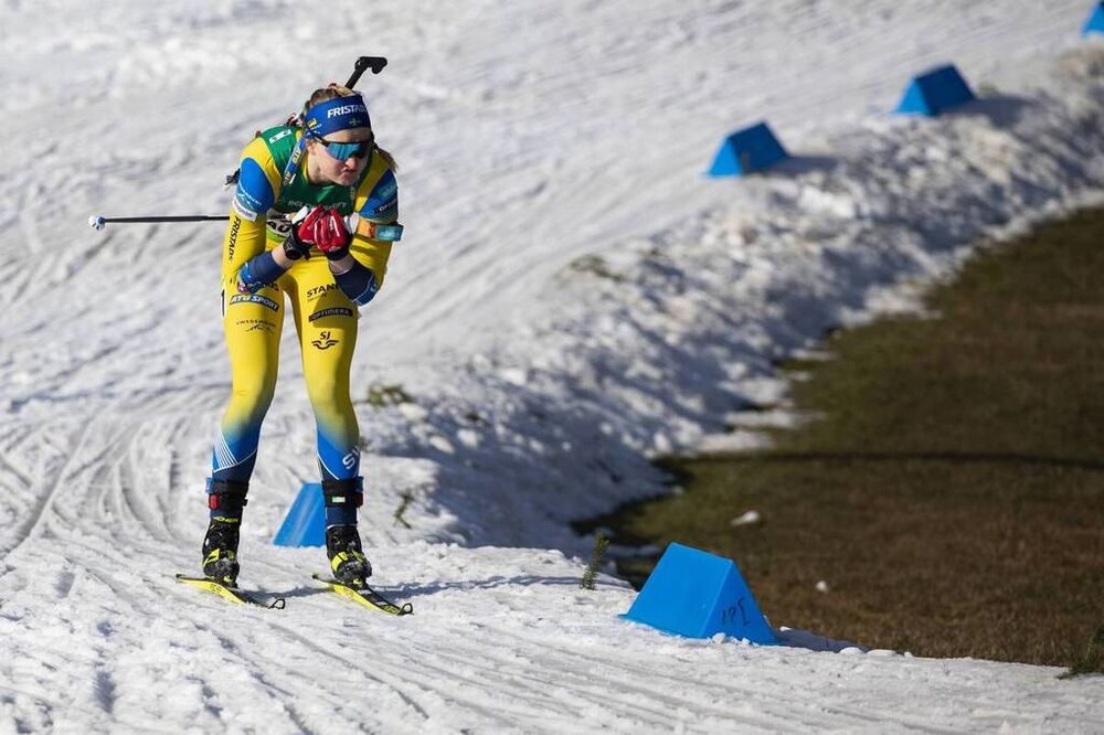 26.02.2020, Minsk-Raubichi, Belarus (BLR):Emma Nilsson (SWE) - IBU Open European Championships Biathlon, SuperSprint women, Minsk-Raubichi (BLR). www.nordicfocus.com. © Manzoni/NordicFocus. Every downloaded picture is fee-liable.