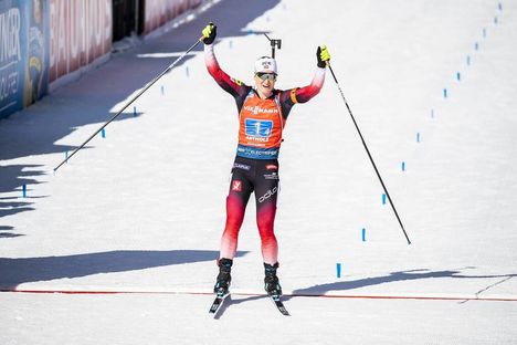 NordicFocus 22.02.2020, Antholz, Italy (ITA):Marte Olsbu Roeiseland (NOR) - IBU World Championships Biathlon, relay women, Antholz (ITA). www.nordicfocus.com. © Modica/NordicFocus. Every downloaded picture is fee-liable.