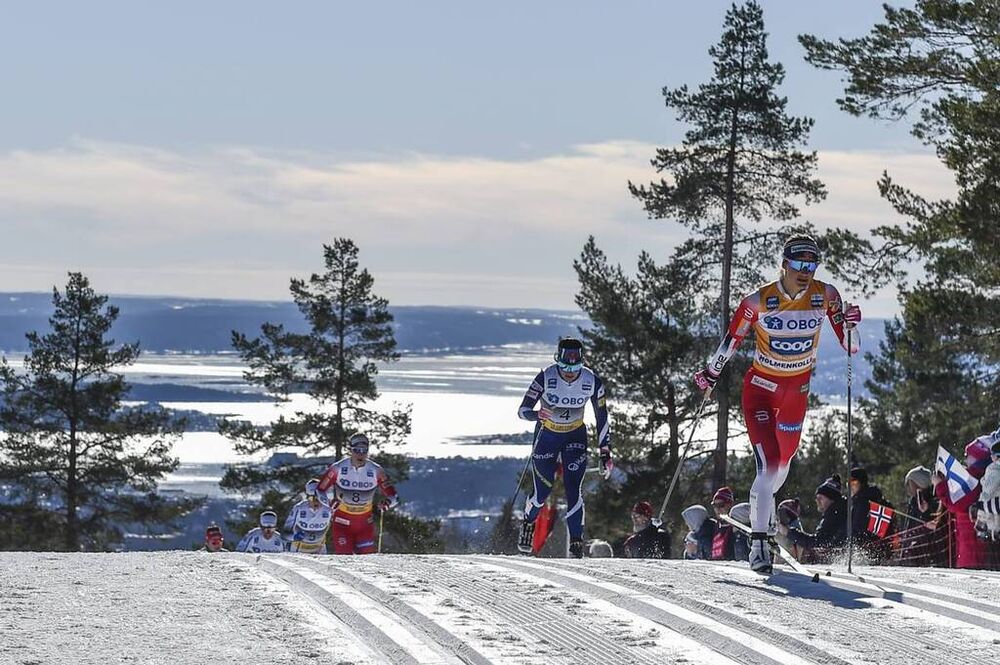 10.03.2019, Oslo, Norway (NOR):Ingvild Flugstad Oestberg (NOR) - FIS world cup cross-country, mass women, Oslo (NOR). www.nordicfocus.com. © Thibaut/NordicFocus. Every downloaded picture is fee-liable.