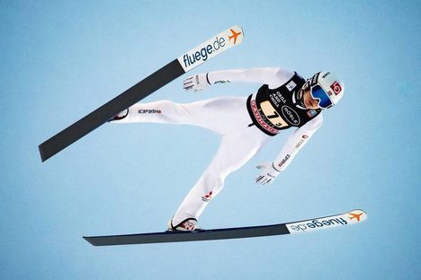 NordicFocus 29.02.2020, Lahti, Finland (FIN):Marius Lindvik (NOR) - FIS world cup ski jumping, team HS130, Lahti (FIN). www.nordicfocus.com. © Modica/NordicFocus. Every downloaded picture is fee-liable.