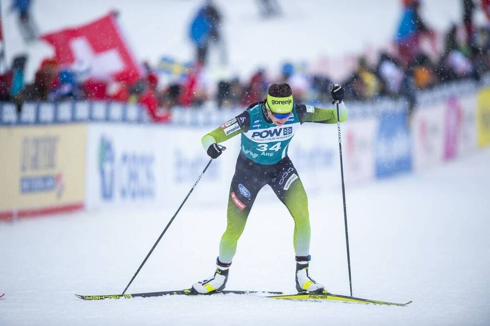 18.02.2020, Are, Sweden (SWE):Katja Visnar (SLO) - FIS world cup cross-country, individual sprint, Are (SWE). www.nordicfocus.com. © Thibaut/NordicFocus. Every downloaded picture is fee-liable.