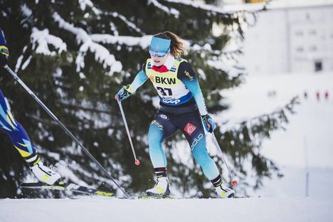 NordicFocus 15.12.2019, Davos, Switzerland (SUI):Flora Dolci (FRA) - FIS world cup cross-country, 10km women, Davos (SUI). www.nordicfocus.com. © Modica/NordicFocus. Every downloaded picture is fee-liable.