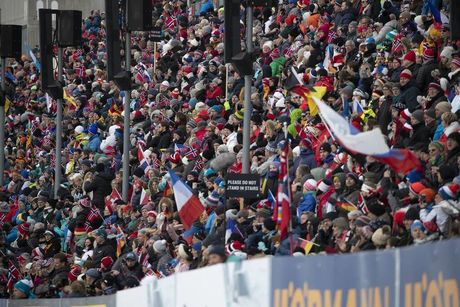 NordicFocus 24.03.2019, Oslo, Norway (NOR):Event Feature: Packed grandstand - IBU world cup biathlon, mass men, Oslo (NOR). www.nordicfocus.com. © Manzoni/NordicFocus. Every downloaded picture is fee-liable.
