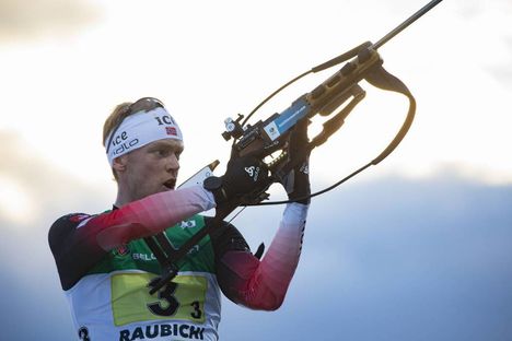 NordicFocus 27.02.2020, Minsk-Raubichi, Belarus (BLR):Sivert Guttorm Bakken (NOR) - IBU Open European Championships Biathlon, relay mixed, Minsk-Raubichi (BLR). www.nordicfocus.com. © Manzoni/NordicFocus. Every downloaded picture is fee-liable.
