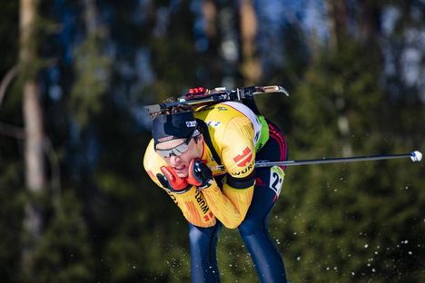 NordicFocus 26.02.2020, Minsk-Raubichi, Belarus (BLR):Lucas Fratzscher (GER) - IBU Open European Championships Biathlon, SuperSprint men, Minsk-Raubichi (BLR). www.nordicfocus.com. © Manzoni/NordicFocus. Every downloaded picture is fee-liable.