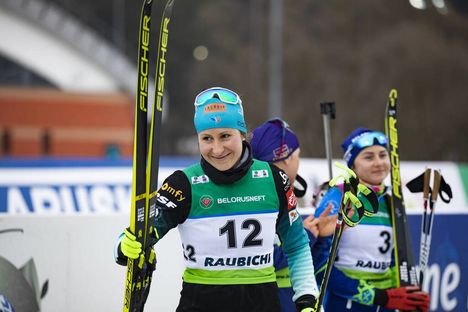 NordicFocus 01.03.2020, Minsk-Raubichi, Belarus (BLR):Caroline Colombo (FRA) - IBU Open European championships biathlon, pursuit women, Minsk-Raubichi (BLR). www.nordicfocus.com. © Manzoni/NordicFocus. Every downloaded picture is fee-liable.