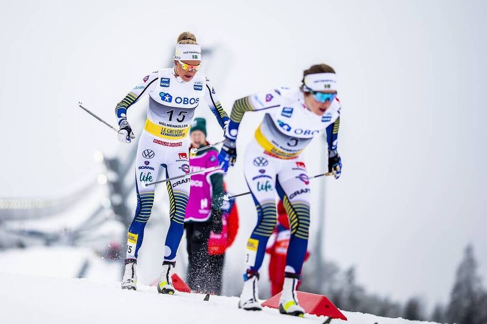 07.03.2020, Oslo, Norway (NOR):Frida Karlsson (SWE) - FIS world cup cross-country, mass women, Oslo (NOR). www.nordicfocus.com. © Modica/NordicFocus. Every downloaded picture is fee-liable.