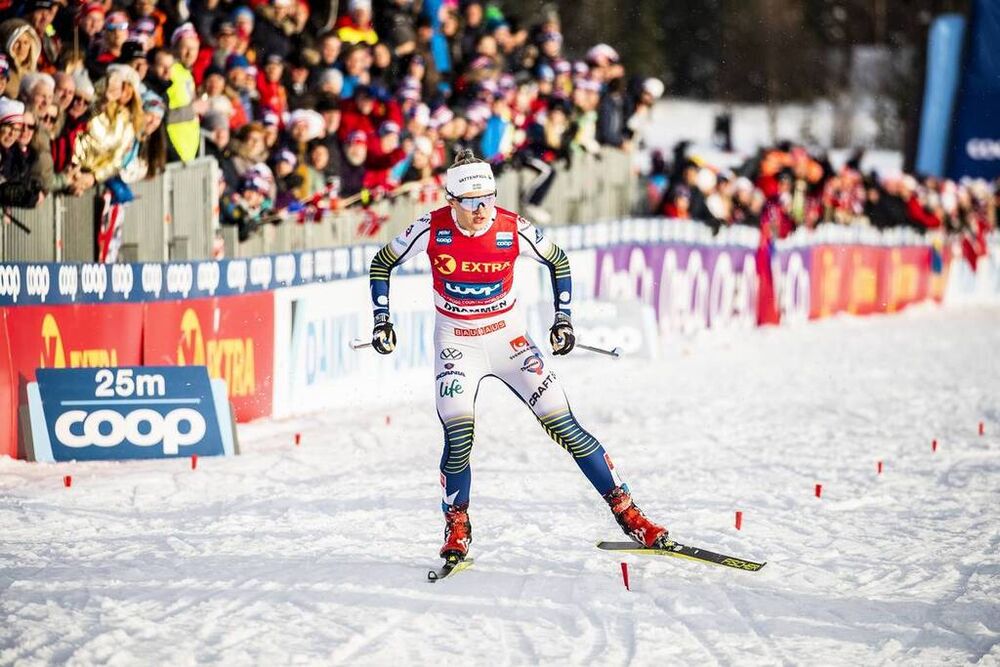 04.03.2020, Konnerud, Norway (NOR):Linn Svahn (SWE) - FIS world cup cross-country, individual sprint, Konnerud (NOR). www.nordicfocus.com. © Modica/NordicFocus. Every downloaded picture is fee-liable.