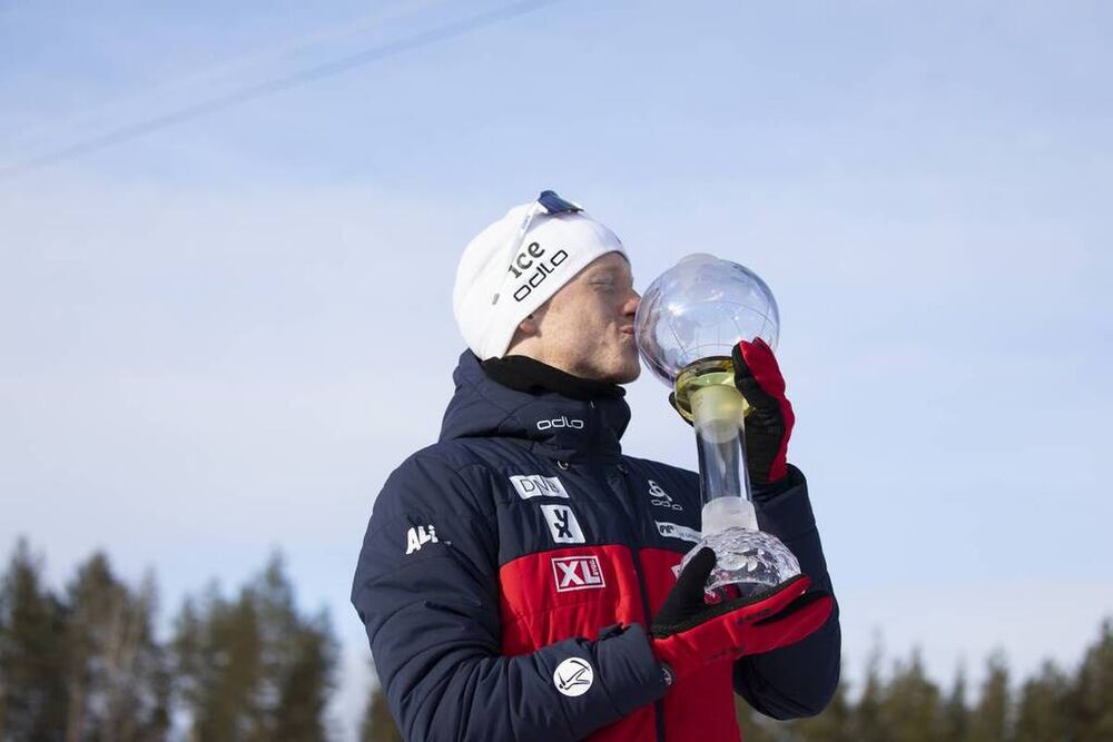 14.03.2020, Kontiolahti, Finland (FIN):Johannes Thingnes Boe (NOR) -  IBU World Cup Biathlon, cups, Kontiolahti (FIN). www.nordicfocus.com. © Manzoni/NordicFocus. Every downloaded picture is fee-liable.