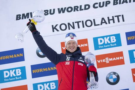 NordicFocus 14.03.2020, Kontiolahti, Finland (FIN):Johannes Thingnes Boe (NOR) - IBU World Cup Biathlon, cups, Kontiolahti (FIN). www.nordicfocus.com. © Manzoni/NordicFocus. Every downloaded picture is fee-liable.