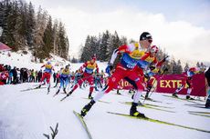 NordicFocus 28.12.2019, Lenzerheide, Switzerland (SUI):Martin Loewstroem Nyenget (NOR) - FIS world cup cross-country, tour de ski, mass women, Lenzerheide (SUI). www.nordicfocus.com. © Modica/NordicFocus. Every downloaded picture is fee-liable.