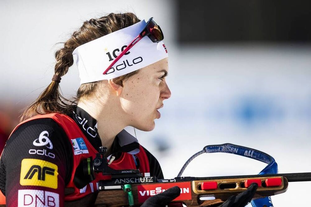 22.02.2020, Antholz, Italy (ITA):Synnoeve Solemdal (NOR) - IBU World Championships Biathlon, relay women, Antholz (ITA). www.nordicfocus.com. © Modica/NordicFocus. Every downloaded picture is fee-liable.