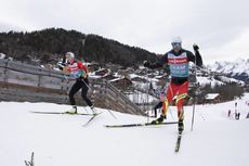 NordicFocus 18.12.2019, Annecy-Le Grand Bornand, France (FRA):Darya Domracheva (BLR), Ole Einar Bjoerndalen (NOR), (l-r) - IBU world cup biathlon, training, Annecy-Le Grand Bornand (FRA). www.nordicfocus.com. © Manzoni/NordicFocus. Every downloaded picture is fee-