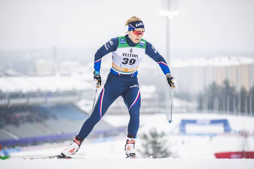 09.02.2019, Lahti Finland (FIN):Leena Nurmi (FIN) - FIS world cup cross-country, individual sprint, Lahti (FIN). www.nordicfocus.com. © Modica/NordicFocus. Every downloaded picture is fee-liable.