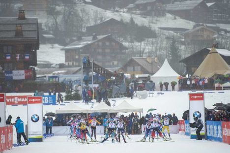 NordicFocus 22.12.2019, Annecy-Le Grand Bornand, France (FRA):Ingrid Landmark Tandrevold (NOR) - IBU world cup biathlon, mass women, Annecy-Le Grand Bornand (FRA). www.nordicfocus.com. © Thibaut/NordicFocus. Every downloaded picture is fee-liable.