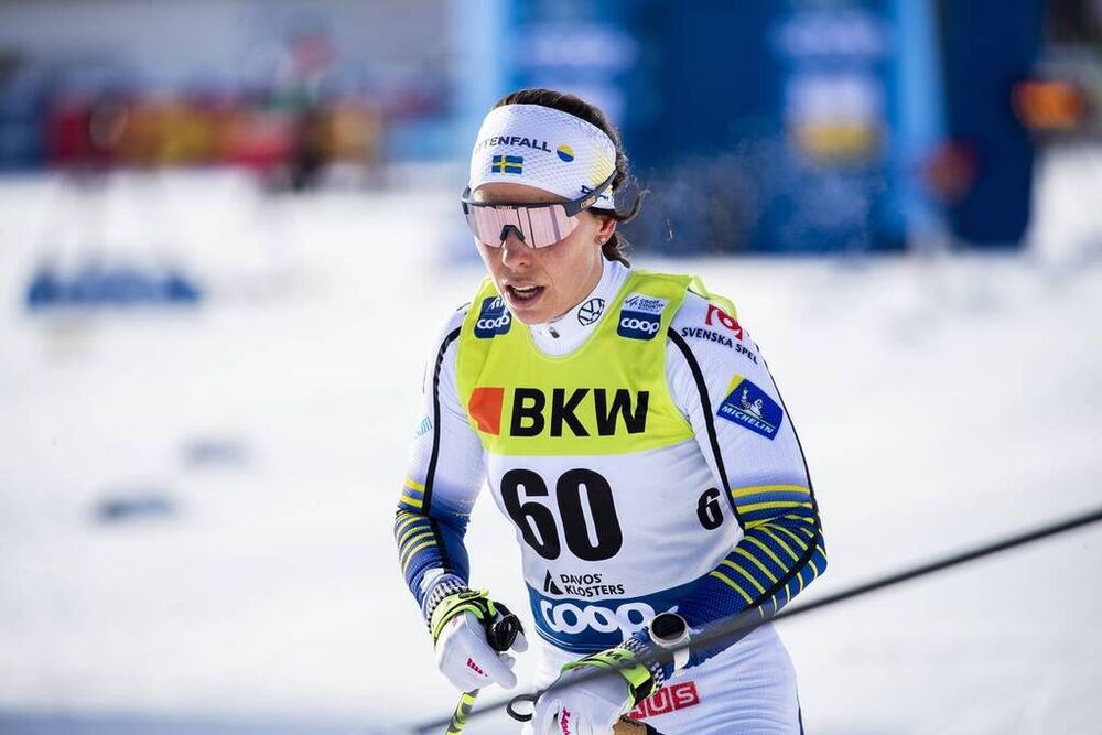 15.12.2019, Davos, Switzerland (SUI):Charlotte Kalla (SWE) - FIS world cup cross-country, 10km women, Davos (SUI). www.nordicfocus.com. © Modica/NordicFocus. Every downloaded picture is fee-liable.