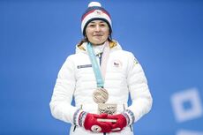 NordicFocus 10.02.2018, Pyeongchang, Korea (KOR):Veronika Vitkova (CZE) - XXIII. Olympic Winter Games Pyeongchang 2018, biathlon, medals, Pyeongchang (KOR). www.nordicfocus.com. © Modica/NordicFocus. Every downloaded picture is fee-liable.