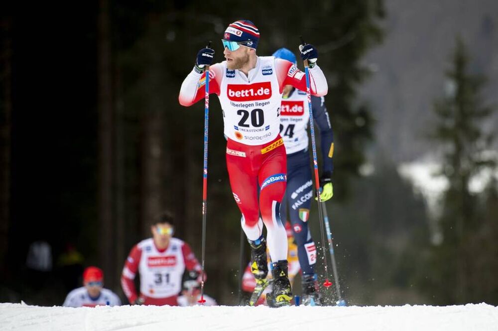 25.01.2020, Oberstdorf, Germany (GER):Martin Johnsrud Sundby (NOR) - FIS world cup cross-country, skiathlon men, Oberstdorf (GER). www.nordicfocus.com. © Thibaut/NordicFocus. Every downloaded picture is fee-liable.