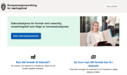 Erfaringene viser at den digitale samhandling mellom offentlig og privat sektor må være driveren for omstilling i og av næringslivet og offentlig sektor, skriver artikkelforfatteren. Foto: Fra nettsiden til kompensasjonsordningen.no.