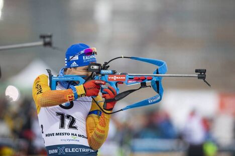 NordicFocus 06.03.2020, Nove Mesto, Czech Republic (CZE):Simon Schempp (GER) - IBU World Cup Biathlon, sprint men, Nove Mesto (CZE). www.nordicfocus.com. © Manzoni/NordicFocus. Every downloaded picture is fee-liable.