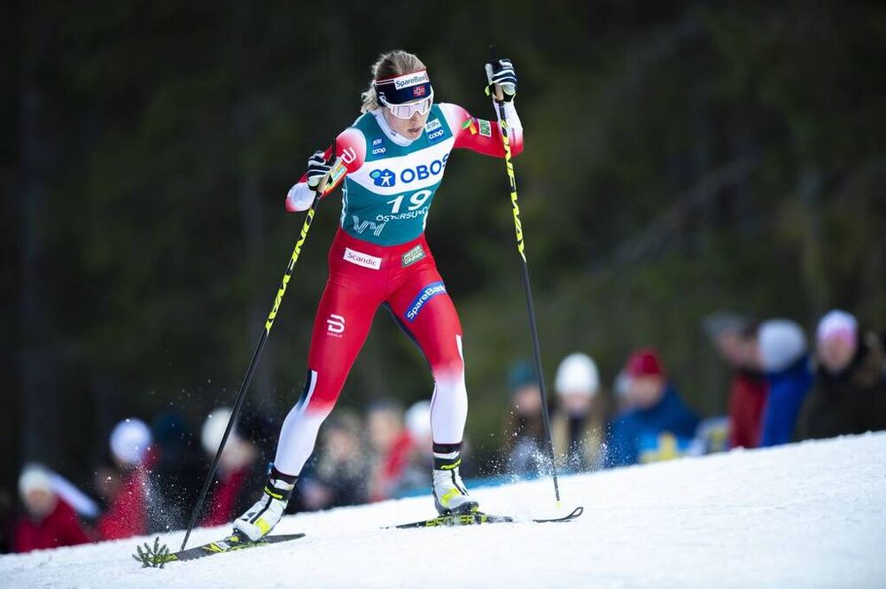 14.02.2020, Oestersund, Sweden (SWE):Ragnhild Haga (NOR) - FIS world cup cross-country, training, Oestersund (SWE). www.nordicfocus.com. © Vianney THIBAUT/NordicFocus. Every downloaded picture is fee-liable.