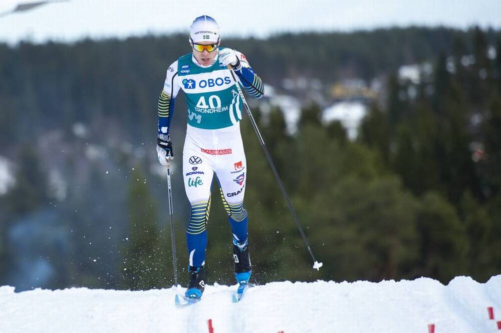 22.02.2020, Trondheim, Norway (NOR):Martin Bergstroem (SWE) - FIS world cup cross-country, individual sprint, Trondheim (NOR). www.nordicfocus.com. © Thibaut/NordicFocus. Every downloaded picture is fee-liable.