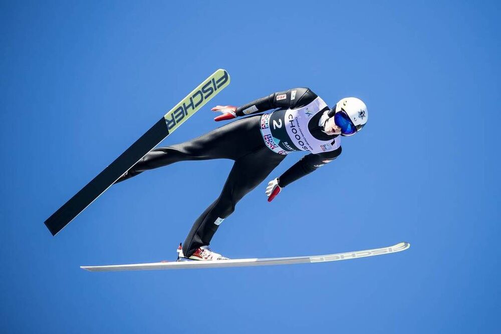 10.03.2019, Oslo, Norway (NOR):Jonathan Learoyd (FRA) - FIS world cup ski jumping, individual HS134, Oslo (NOR). www.nordicfocus.com. © Modica/NordicFocus. Every downloaded picture is fee-liable.