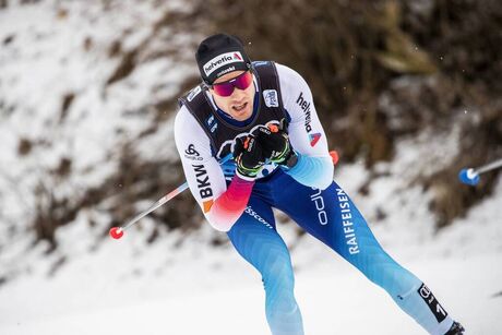 NordicFocus 03.01.2020, Val di Fiemme, Italy (ITA):Dario Cologna (SUI) - FIS world cup cross-country, tour de ski, mass men, Val di Fiemme (ITA). www.nordicfocus.com. © Modica/NordicFocus. Every downloaded picture is fee-liable.