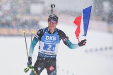NordicFocus 18.01.2020, Ruhpolding, Germany (GER):Quentin Fillon Maillet (FRA) - IBU world cup biathlon, relay men, Ruhpolding (GER). www.nordicfocus.com. ©Tumashov/NordicFocus. Every downloaded picture is fee-liable.
