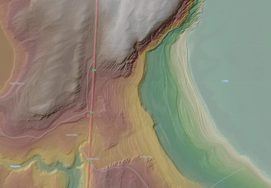 Flotte strandlinjer NDH Vadsø