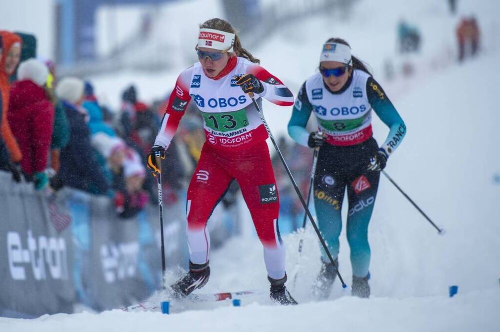 08.12.2019, Lillehammer, Norway (NOR):Helene Marie Fossesholm (NOR) - FIS world cup cross-country, 4x5km women, Lillehammer (NOR). www.nordicfocus.com. © Vianney THIBAUT/NordicFocus. Every downloaded picture is fee-liable.