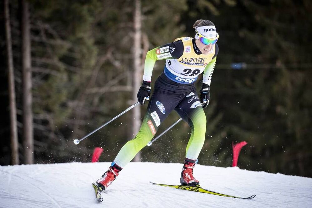 29.12.2018, Toblach, Italy (ITA):Vesna Fabjan (SLO) - FIS world cup cross-country, tour de ski, individual sprint, Toblach (ITA). www.nordicfocus.com. © Modica/NordicFocus. Every downloaded picture is fee-liable.