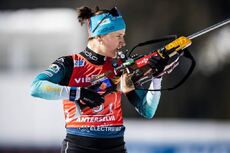 NordicFocus 22.02.2020, Antholz, Italy (ITA):Julia Simon (FRA) - IBU World Championships Biathlon, relay women, Antholz (ITA). www.nordicfocus.com. © Modica/NordicFocus. Every downloaded picture is fee-liable.