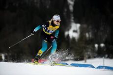 NordicFocus 25.01.2020, Oberstdorf, Germany (GER):Coralie Bentz (FRA) - FIS world cup cross-country, skiathlon women, Oberstdorf (GER). www.nordicfocus.com. © Thibaut/NordicFocus. Every downloaded picture is fee-liable.