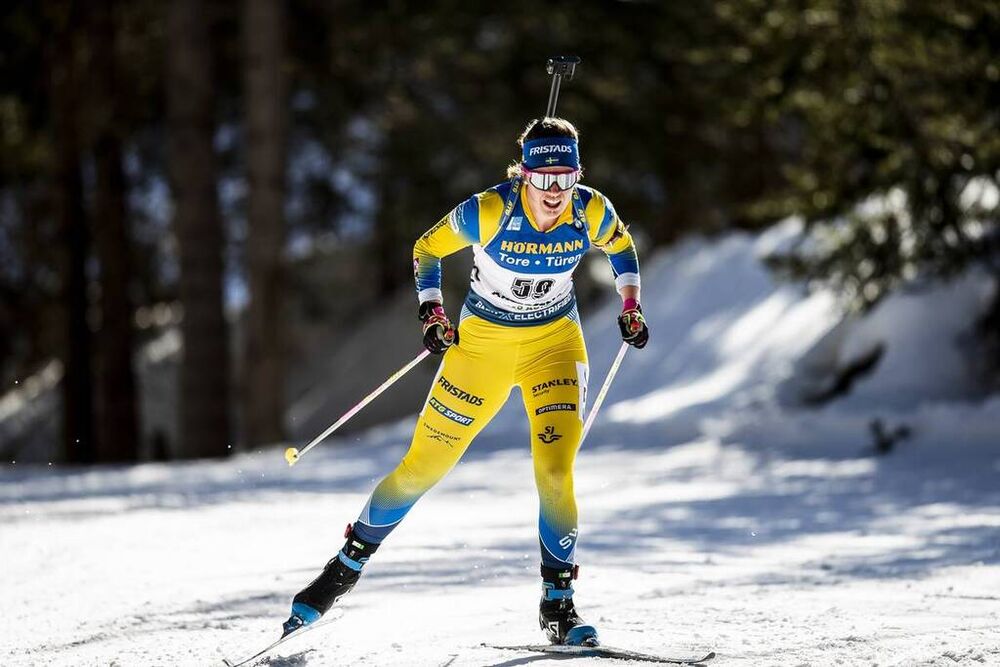18.02.2020, Antholz, Italy (ITA):Elvira Oeberg (SWE) - IBU World Championships Biathlon, individual women, Antholz (ITA). www.nordicfocus.com. © Modica/NordicFocus. Every downloaded picture is fee-liable.