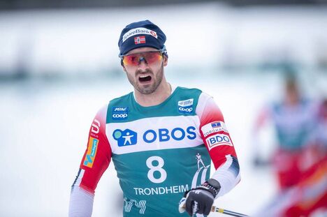 NordicFocus 23.02.2020, Trondheim, Norway (NOR):Hans Christer Holund (NOR) - FIS world cup cross-country, pursuit men, Trondheim (NOR). www.nordicfocus.com. © Thibaut/NordicFocus. Every downloaded picture is fee-liable.